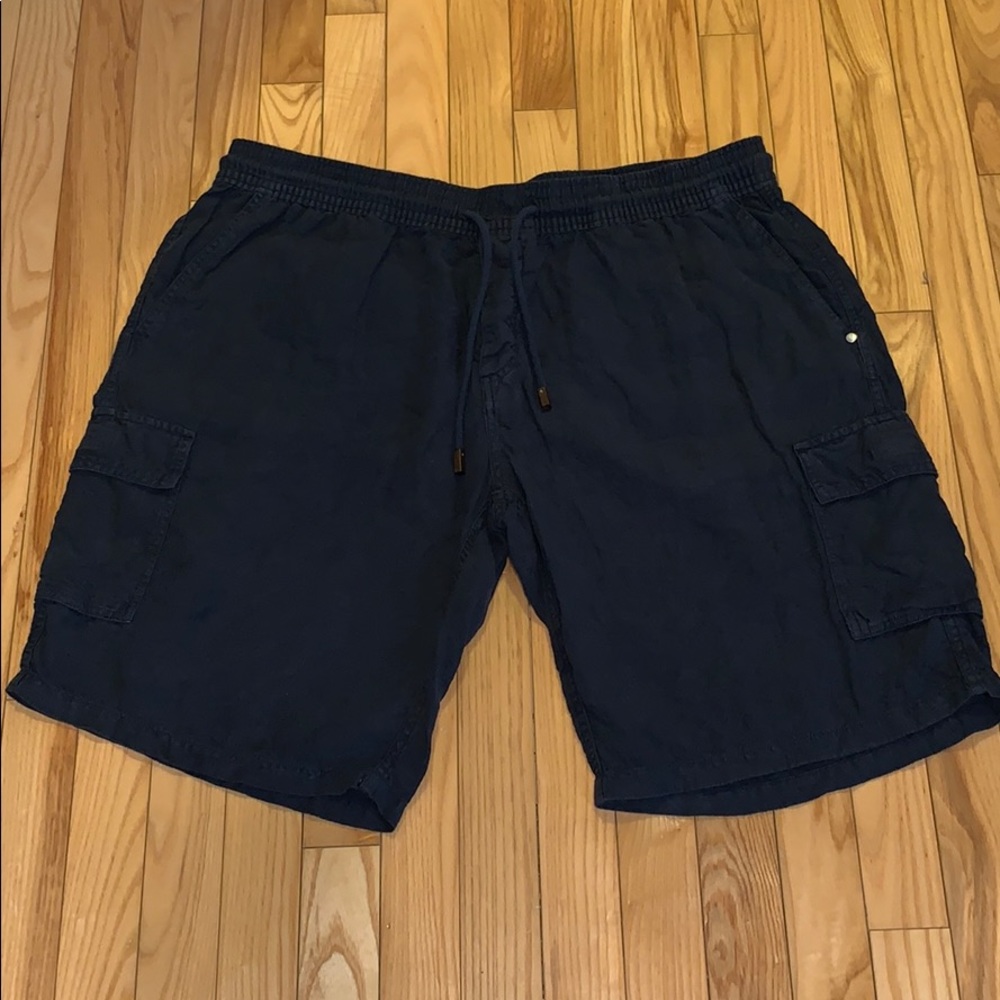 Vilebrequin Men’s Cargo Linen Bermuda shorts